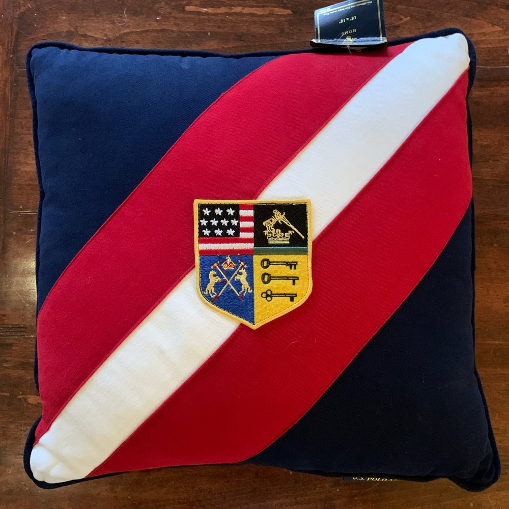 US Polo Assn Throw Pillow